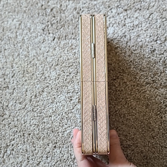 ๐Host Pick๐ Dune London Nude Reptile Print Box Clutch with strap - Picture 10 of 15